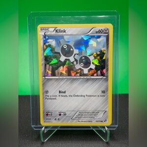 Cracked Ice Holo Klink Holographic Pokémon Card